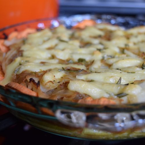 Caramelized Onion Cabbage Quiche Up As I Go