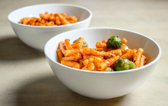 Protein-Packed Red Lentil Pasta with Marinara