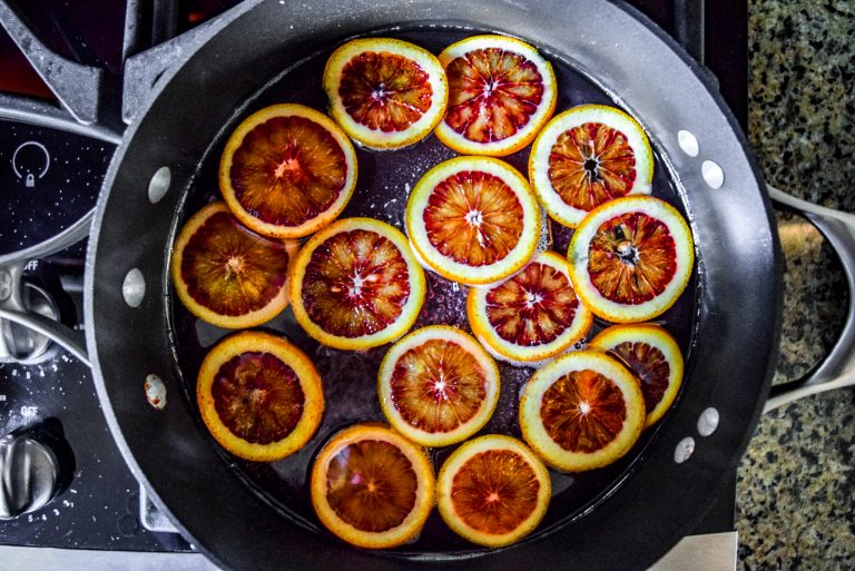 TwoIngredient Candied Blood Orange Rounds Up As I Go