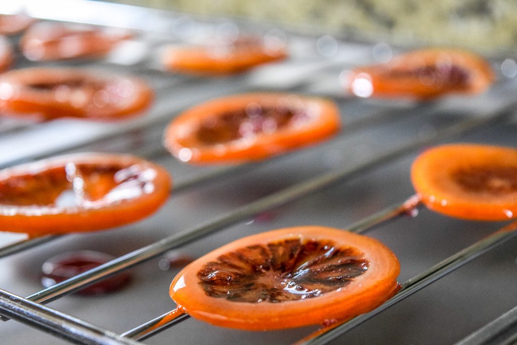 TwoIngredient Candied Blood Orange Rounds Up As I Go