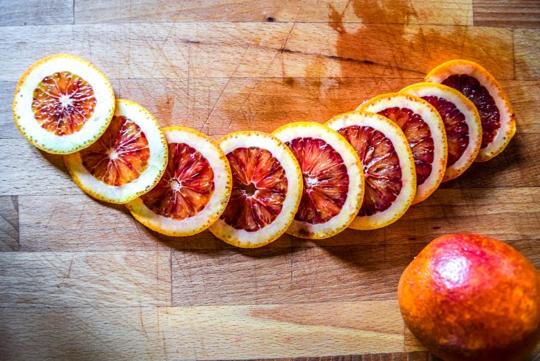 TwoIngredient Candied Blood Orange Rounds Up As I Go