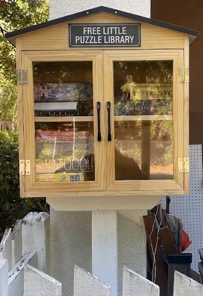 Our New Mobile Little Free Puzzle Library